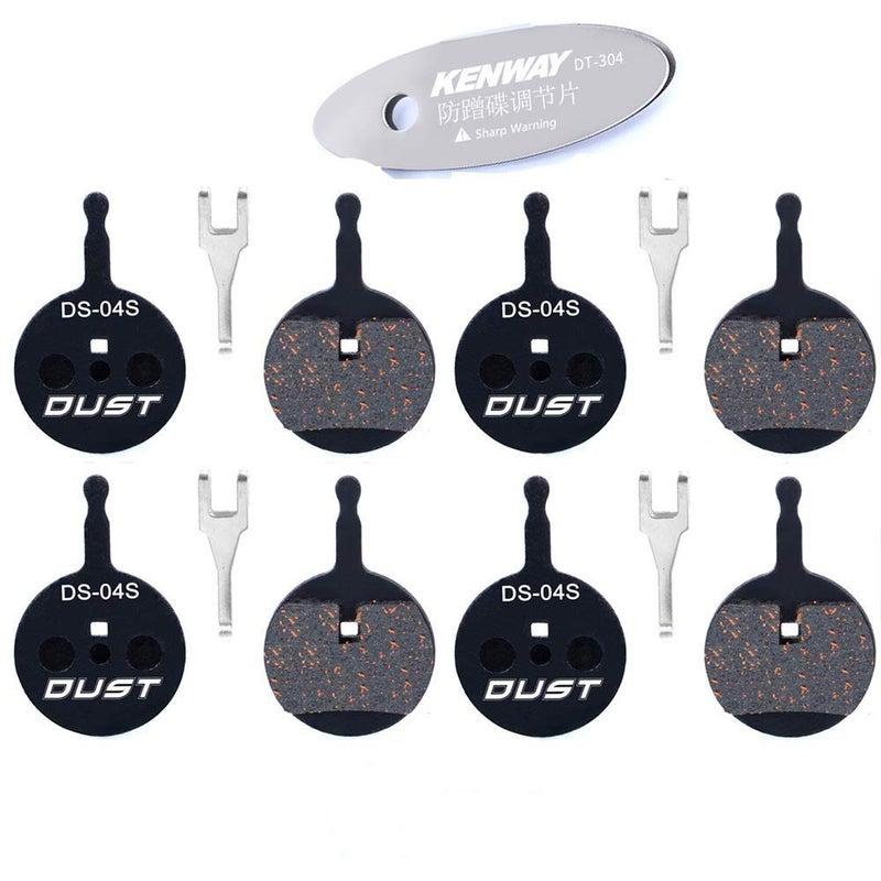 CYCEARTH 4 Pairs Bicycle Bike Disc Brake Pads for Avid Mechanical BB5,BB-5 MTB Bike(Semi-Metallic/Sintered Metal) - Image 1